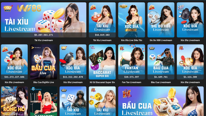 Những thể loại hấp dẫn có trong Casino WI88