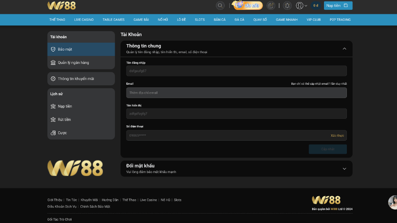 Những lưu ý khi đăng ký WI88 hiện nay