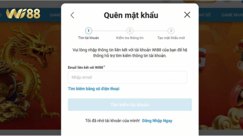 Giải đáp thắc mắc khi đăng nhập WI88