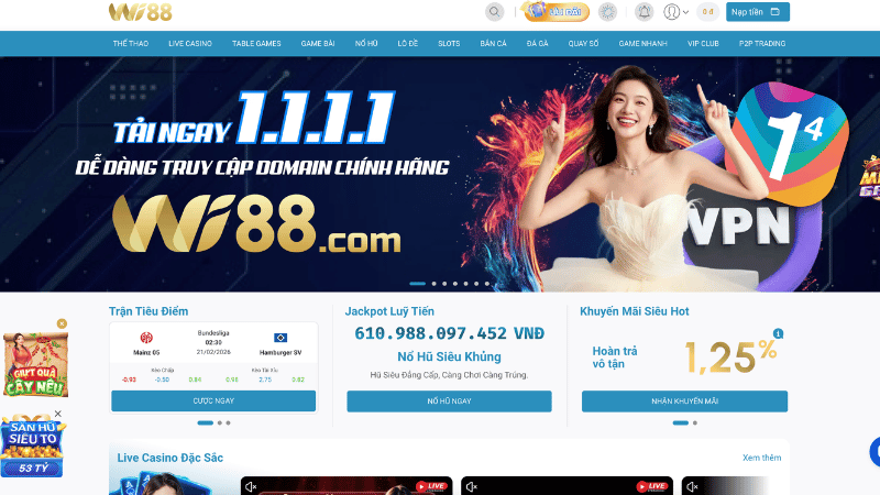 Giới thiệu WI88 với những thông tin chung
