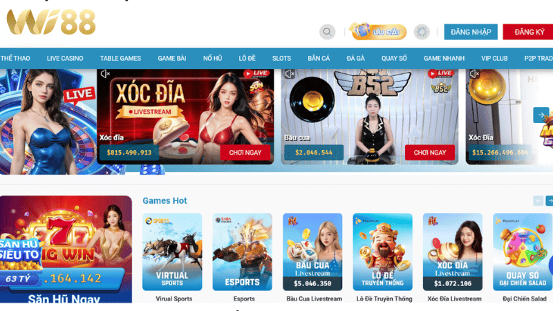 Lịch sử hình thành và phát triển WI88