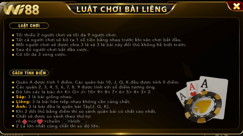 Hướng dẫn chơi liêng với các tay bài trong tựa game