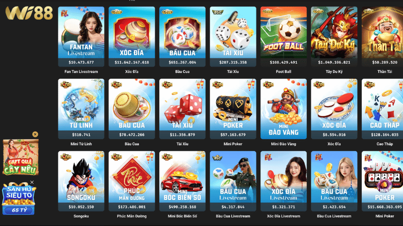 Những ưu điểm của dòng game Nổ Hũ WI88