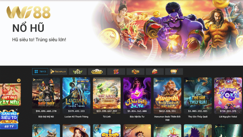 Những ưu điểm của dòng game Nổ Hũ WI88