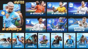 Các bộ môn có trong sảnh Thể Thao WI88